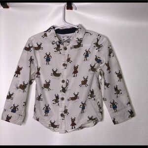 Mini Rebel boys Reindeer Christmas shirt